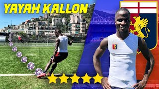 Ho sfidato YAYAH KALLON  attaccante fenomeno del GENOA serieb 🔥 [upl. by Armand]