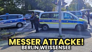 Messerattacke in Weißensee 😱🔥 Berlin versinkt ￼im Chaos [upl. by Ynned]