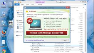 How to Remove Reimage Repair 1801 on Windows 8 [upl. by Deck217]