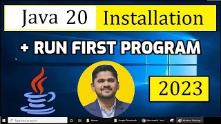 How to Install Java JDK 20 on Windows 10 [upl. by Auroora]