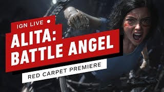 Alita Battle Angel Red Carpet  IGN Live [upl. by Elohcan]