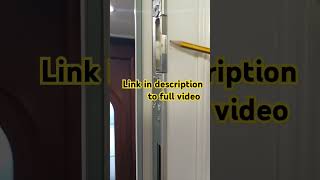 Simple uPVC Door Adjustment Test diy doubleglazing door doorrepair fixed [upl. by Rosio]