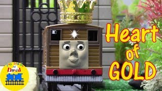 THOMAS HEART OF GOLD US HD REMAKE Thomas and Friends Trackmaster Season 23 Toy Trains of David [upl. by Corvese690]