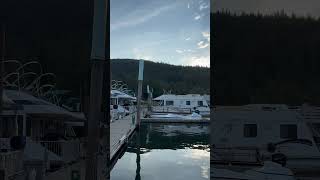 Sicamous Hoatboat Marina Sunset sunset houseboat lakes [upl. by Koerner187]