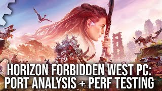 Horizon Forbidden West PC vs PS5 Enhanced Features Performance Tests  Image Quality Boosts [upl. by Audwen]