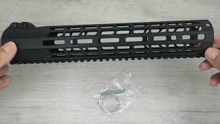 ohhunt® AR10 LR308 Mlok Free Float Handguard with Barrel Nut [upl. by Alicec]