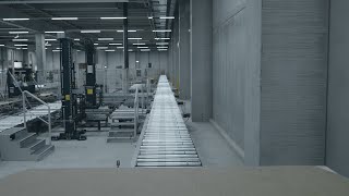 Automated processes in the new highbay warehouse in Memmingen Germany English version [upl. by Erhart490]