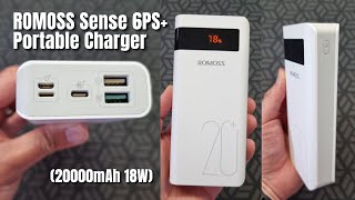 ROMOSS Sense 6PS Portable Charger [upl. by Asnarepse]