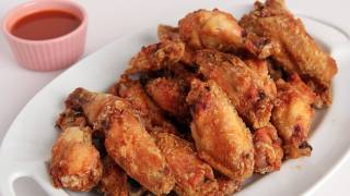 Crispy Homemade Wings Recipe  Laura Vitale  Laura in the Kitchen Episode 277 [upl. by Zandra462]