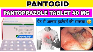 Pantocid 40 mg Tablet uses  Pantoprazole tablets 40 mg Peptic Ulcer Heartburn [upl. by Nyrmak]