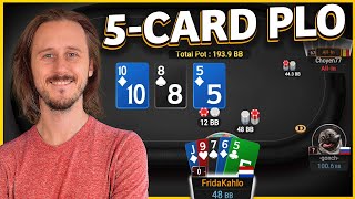 More Cards More Fun Lets Play Some 5CARD PLO [upl. by Sidnala]