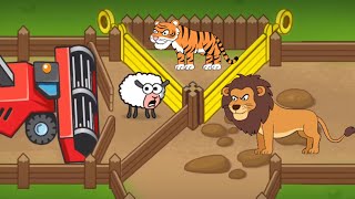 Township save sheep android game  save the sheep pull pin game [upl. by Savart623]