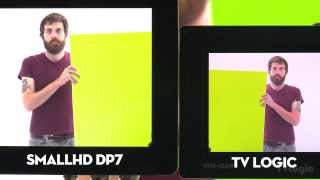 SmallHD DP7 OLED vs TV Logic Onboard Monitor [upl. by Bellaude]