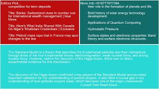 Discussion of the discovery of the Higgs boson at the Large Hadron Collider and its implications for [upl. by Ariajay152]