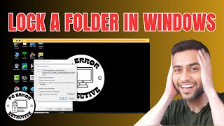 How to Lock a Folder in Windows 10 [upl. by Keiko]