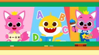 45 Minute Numbers amp ABC amp Colors for Kids  Fun Educational Video for Kids  Learn with Baby Shark [upl. by Mazman]