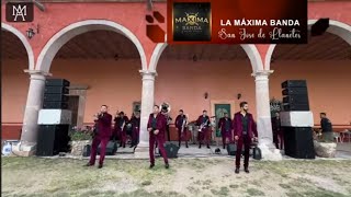 La MÁXIMA BANDA DE ZACATECAS EN SAN JOSÉ DE LLANETES VALPARAÍSO [upl. by Attaymik]