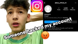 Some one hacked my instagram account😡 vlog viral explore [upl. by Lagas]