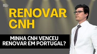 CNH VENCIDA POSSO RENOVAR EM PORTUGAL Ep 1231 [upl. by Gadmann]