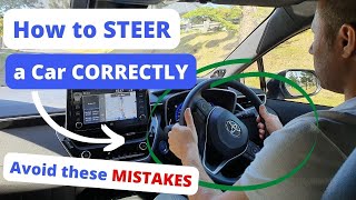 How to turn steering wheel correctly for driving test FULL GUIDE [upl. by Liek259]