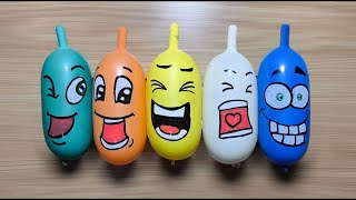 Fun Balloon Blowing amp Slime Mixing ASMR for Ultimate Relaxation 🌈 36 [upl. by Eisdnil]