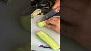 How to DESEED a CUCUMBER [upl. by Cohberg]