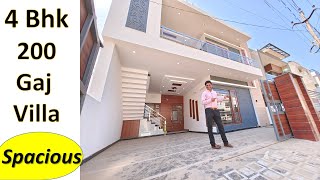 Stunning 4 BHK House Design on 200 Gaj  Modern and Spacious 200 Gaj 4 Bedrooms House Design [upl. by Gallenz]