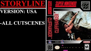 Cliffhanger USA Super Nintendo  Storyline  All Cutscenes [upl. by Sherourd]