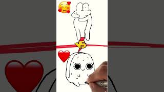 How to Draw Nugget and Man drawing easy howtodraw easydrawingsstepbystep [upl. by Asreht]