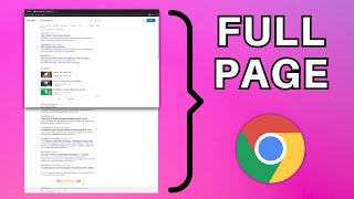 How to Easily Take a FULL PAGE Screenshot on Google Chrome [upl. by Nahs504]