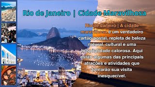 Visite o RIO DE JANEIRO  A CIDADE MARAVILHOSA [upl. by Qidas]