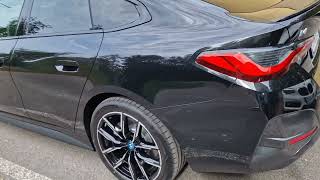 BMW i4 edrive40 22 msport sapphire black with ceramic coating [upl. by Ogren]