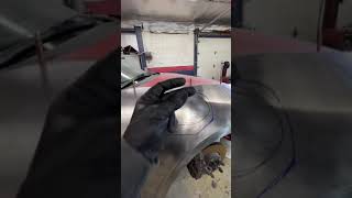 FABRICATING PORSCHE SLANTNOSE FUEL DOOR [upl. by Aneahs257]