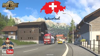 Euro Truck Simulator 2  Schweiz Rework  A9 Furkapass Dörfer amp mehr [upl. by Mcmahon]