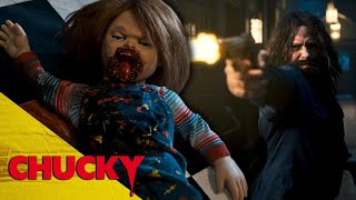 Andy Barclay Kills Chucky… Again  Chucky Season 2  Chucky Official [upl. by Mokas480]