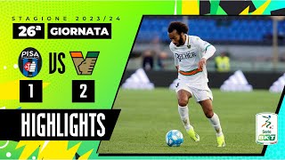 Pisa vs Venezia 12  Una gemma di Olivieri decide la sfida  HIGHLIGHTS SERIE BKT 2023  2024 [upl. by Suhcnip224]