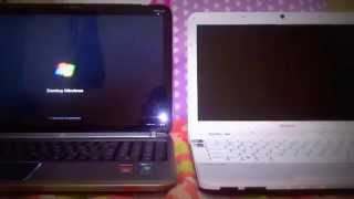 Sony vaio Intel I3 vs HP pavilion AMD A6 speed test [upl. by Tonina]