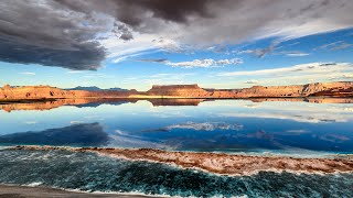 Potash Evaporation Ponds on Shafer Trail [upl. by Kenrick670]