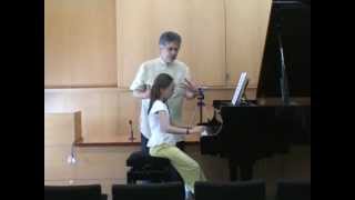 Masterclass Alan Weiss Mozart sonata in C K 545  1 [upl. by Mosra]