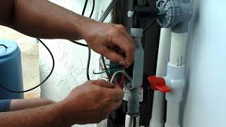 Wiring the stenner pump to the solenoid [upl. by Dibrin]