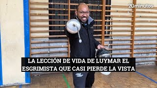 ESGRIMA  Luymar Hernández quotLa espada rompió mi careta y pasó por debajo de mi globo ocular 30cmquot [upl. by Itaws434]