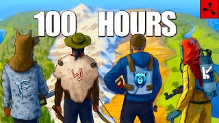 I Played 100 Hours of Rust against the 3 Greatest Solos [upl. by Johnath]