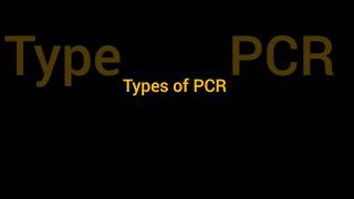 Type of PCR polymerase chain reaction replication science shortvideo [upl. by Ulphiah]