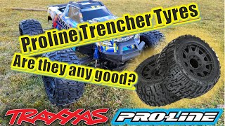 Traxxas Maxx tyre upgrade  ProLine Trenchers are they any good [upl. by Hummel]