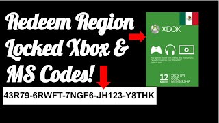 How to redeem Region Locked Xbox or MS Codes [upl. by Jacinto]