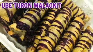 UBE TURON MALAGKIT  TURON RECIPE  EXTRA INCOME  KIT’S KITCHEN [upl. by Nhar]