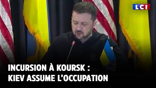 Incursion à Koursk  Kiev assume l’occupation [upl. by Karisa]