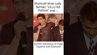 When Salman was “Gentleman” amp SRK was “BHAI”SALMAN amp AISHWARYA TRYING TO SEE EACH OTHER [upl. by Dust]