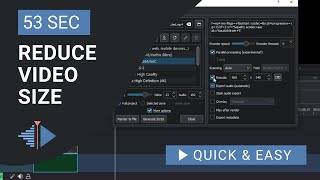 Kdenlive Tutorial How to Reduce Video Size in Kdenlive [upl. by Eelamme]