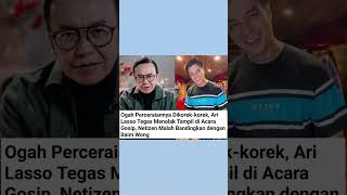 Arie lasso trending beritaterkini artisgosip news beritagosip beritagosip fyp viral berita [upl. by Llekcm]